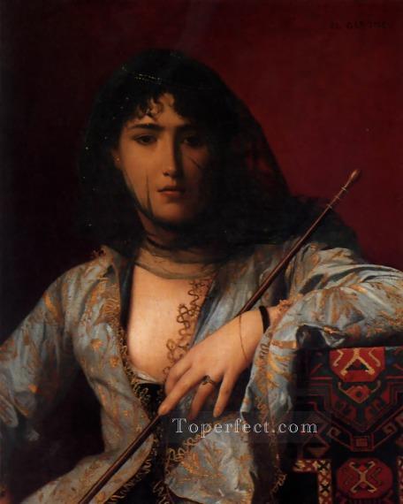 Veiled Circassian Lady Arab Jean Leon Gerome Oil Paintings